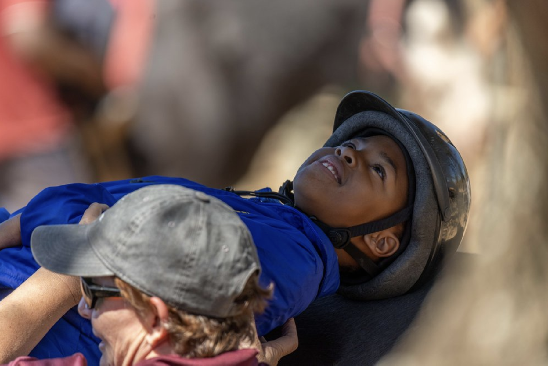 Volunteer. Healing with horses
